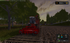 zo even wat laat in de avond rooien veld ook ingezaaid en bemest .