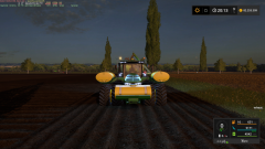 John Deere 8R met tanks  ( vooraanzicht )