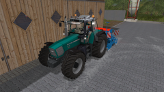Fendt 818 Turboshift met zaaier.