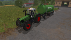 Fendt 926 Vario met oplegger.